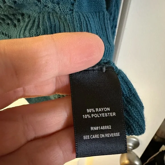 Torrid Blue Knit Top - Picture 3 of 3